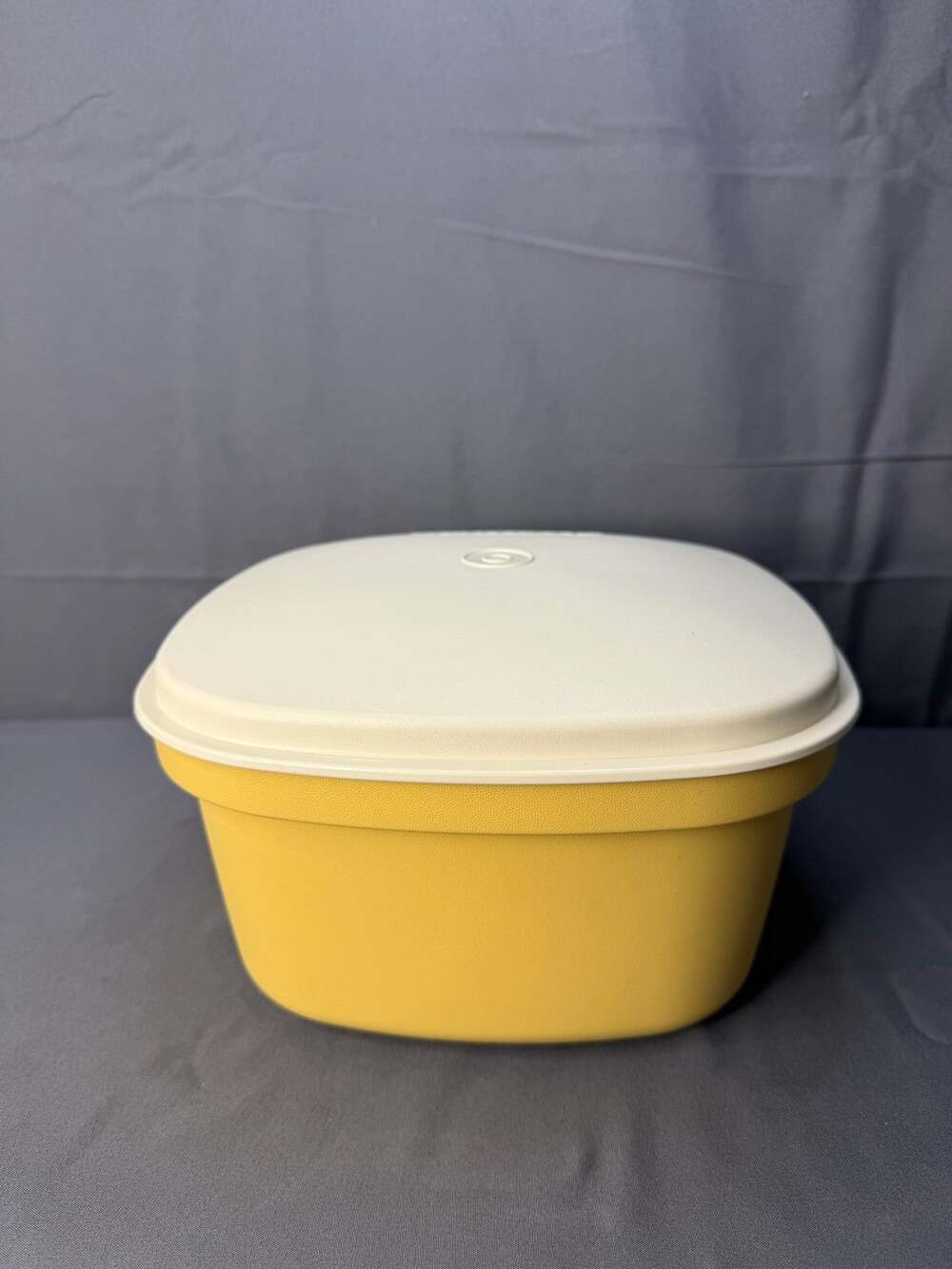 Vintage Tupperware Vegetable Steamer Cooker 3 Piece, Harvest Gold/Mustard 888-09